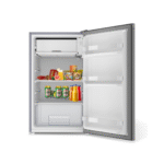 ثلاجة مكتب صغيرة باب واحد تشيك 3 قدم - سلفر