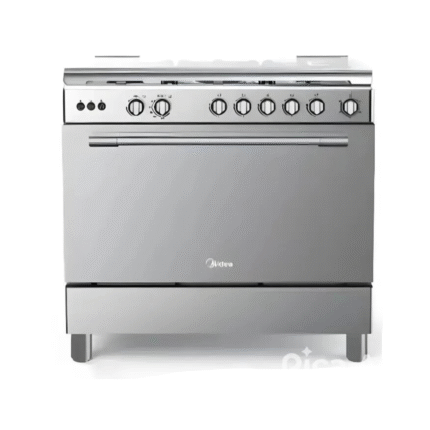 فرن غاز ميديا 5 عيون 60*90 سم - ستيل