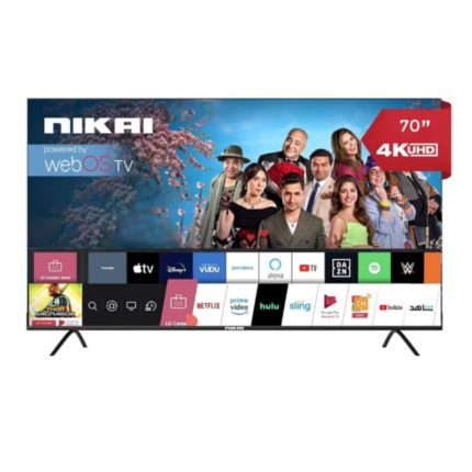 شاشه 70 بوصة نيكاي سمارت ويبوس LED 4K UHD