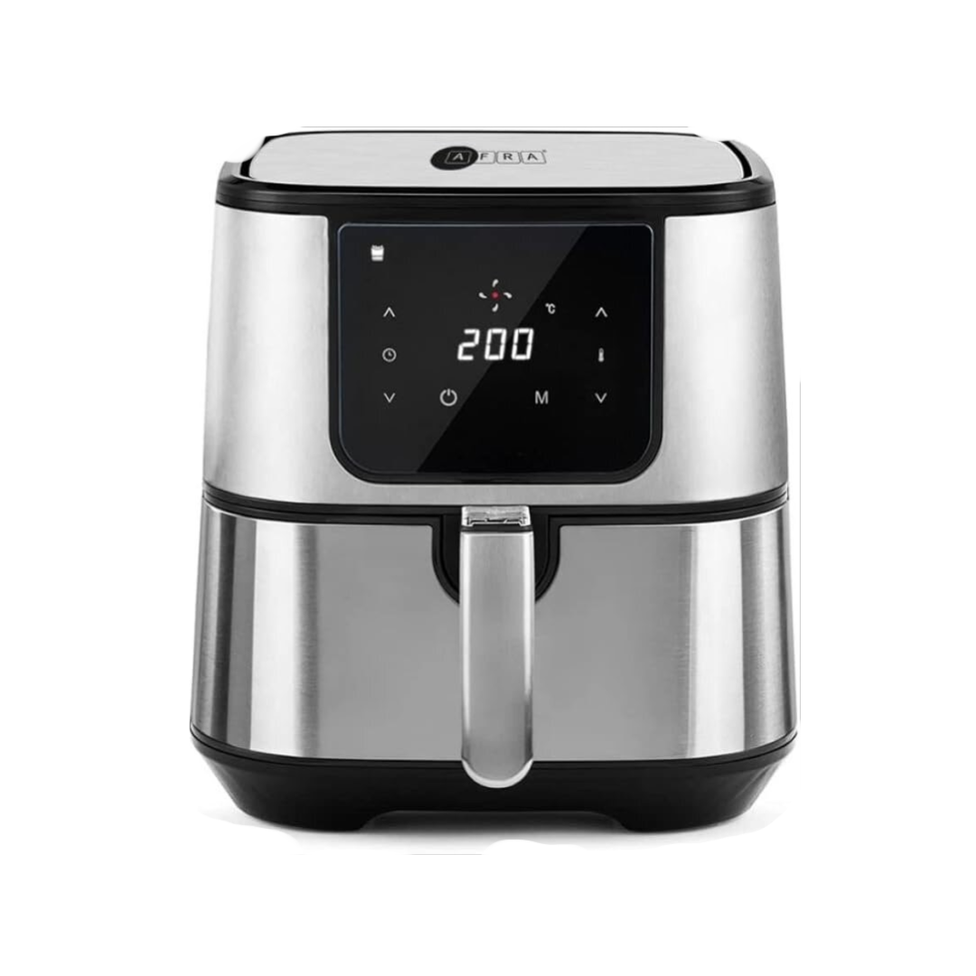 قلاية هوائية رقمية أفرا 5.5 لتر - ستيل قلاية هوائية رقمية أفرا 5.5 لتر - ستيل