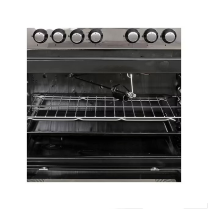 فرن غاز 5 عيون 60*80 سم جنرال سوبريم امان كامل - ستيل