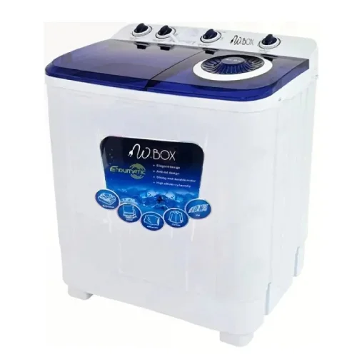 غسالة حوضين دبليوبوكس 13 كيلو - ابيض غسالة حوضين دبليوبوكس 13 كيلو - ابيض