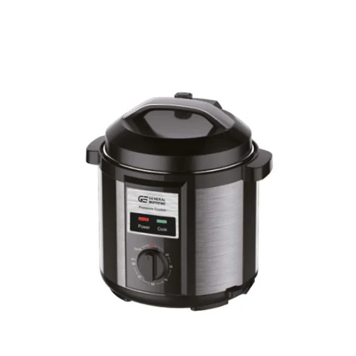 قدر ضغط كهربائي جنرال سوبريم 6 لتر 1000 وات - ستيل قدر ضغط كهربائي جنرال سوبريم 6 لتر 1000 وات - ستيل