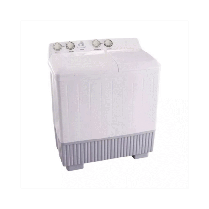 غسالة ملابس حوضين تي سي ال 12 كيلو - ابيض