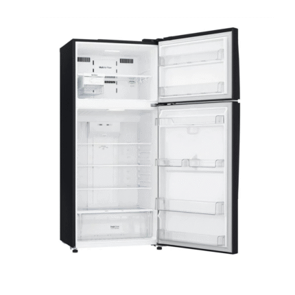 ثلاجة بابين ال جي 18 قدم انفرتر - اسود