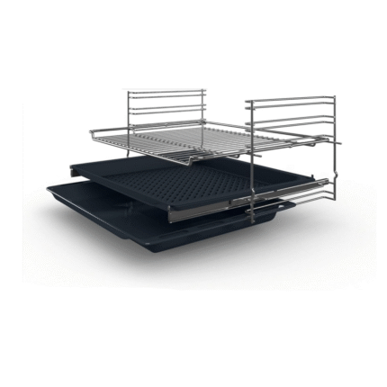 فرن بلت ان كهرباء بوش 60 سم ستيل اسود