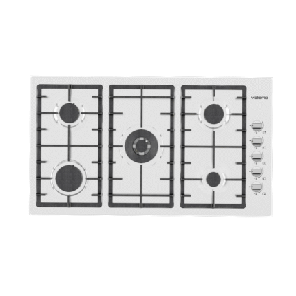 سطح غاز بلت ان فاليريو 5 عيون 90 سم شبك عريض ايطالي