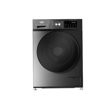 غسالة فتحة امامية هاس 10 كيلو انفرتر - تيتانيوم