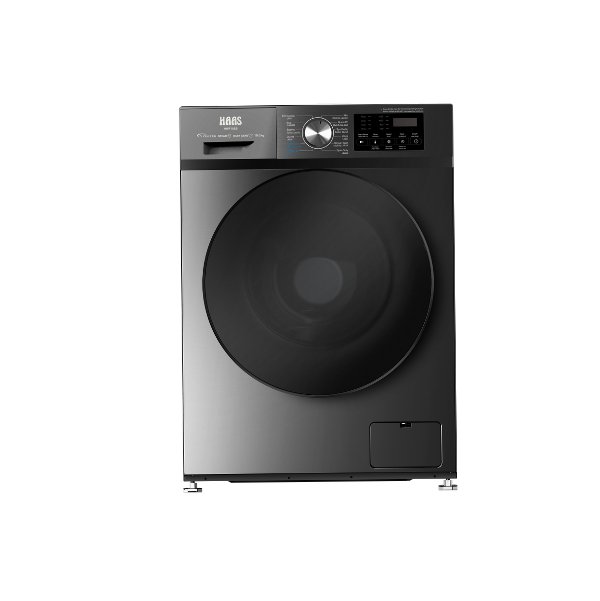 غسالة فتحة امامية هاس 10 كيلو انفرتر - تيتانيوم غسالة فتحة امامية هاس 10 كيلو انفرتر - تيتانيوم