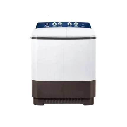 غسالة ملابس حوضين ال جي 10.5 كيلو - ابيض