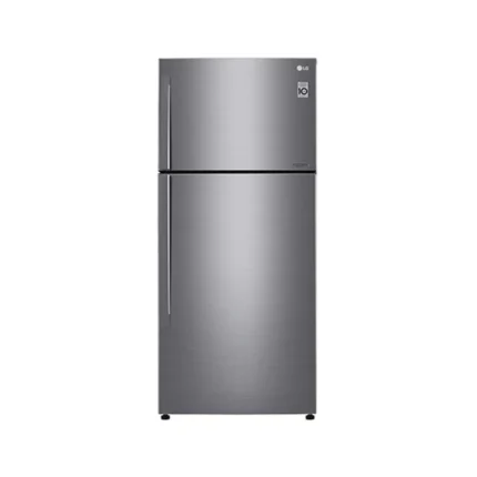 ثلاجة 18 قدم بابين ال جى انفرتر - سلفر