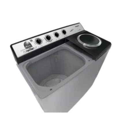 غسالة بانسونيك حوضين 14 كيلو رمادى