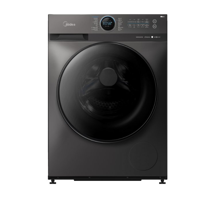 غسالة ملابس امامية ميديا 8 كيلو 14 برنامج انفرتر - فضي غسالة ملابس امامية ميديا 8 كيلو 14 برنامج انفرتر - فضي