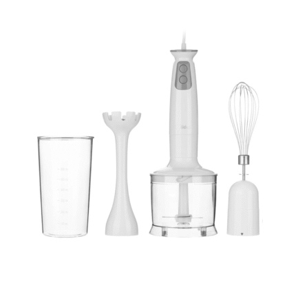 خلاط يدوي كهربائي ميديا 400 وات - ابيض