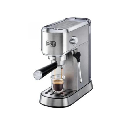 ماكينة قهوة بلاك اند ديكر 1450 وات - سلفر