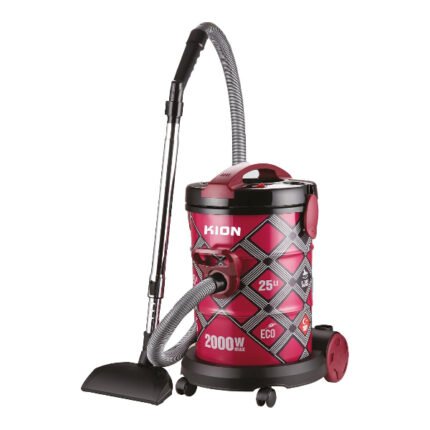 مكنسة كهربائية كيون 25 لتر 2000 وات - احمر