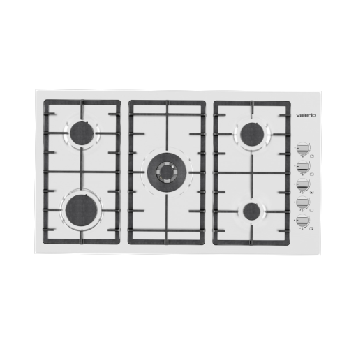 سطح غاز بلت ان فاليريو 5 عيون 90 سم شبك عريض ايطالي