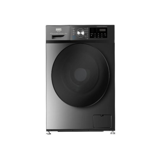 غسالة اتوماتيك 10 كيلو امامية هاس انفرتر - سلفر