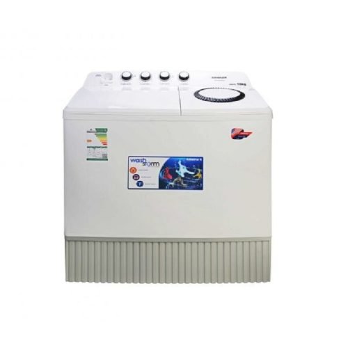 غسالة ادميرال حوضين 18 كيلو - ابيض